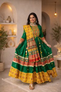 customised navratri outfit
